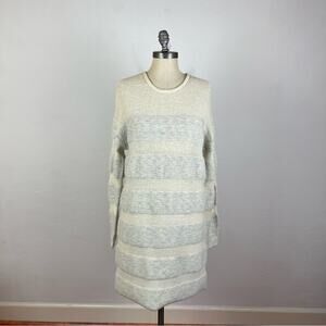 Something Navy Stripe Sweater Dress